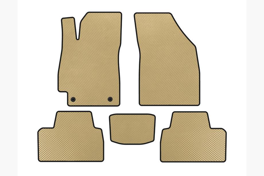 Daewoo Nubira 1997-1999 Alfombrillas EVA (SD, Beige) Image