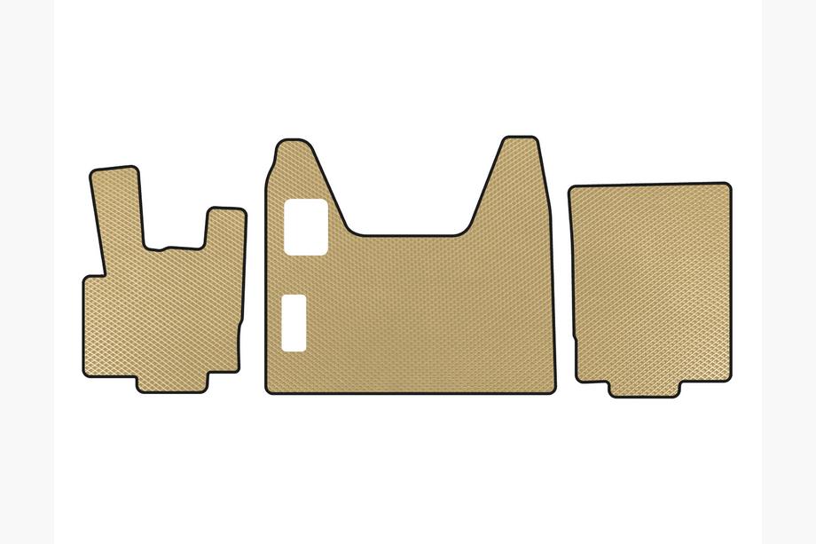 DAF XF95 2002-2006 Alfombrillas EVA (Beige) Image