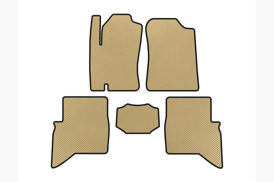 Daihatsu Terios 2006-2017 Alfombrillas EVA (Beige) Image