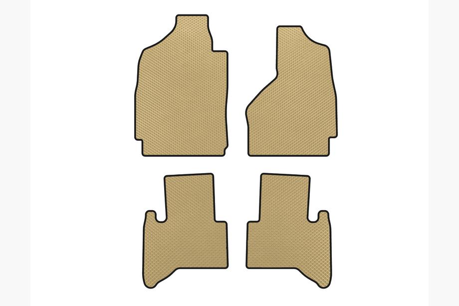 Dodge RAM (DR/DH/D1/DC/DM) 2002–2009 Alfombrillas EVA (2002-2009, Beige) Image