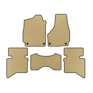 Alfombrillas EVA (2009+, 5 plazas/Cabina Doble, Beige) Dodge RAM (DS/DJ/D2) 2009–2024