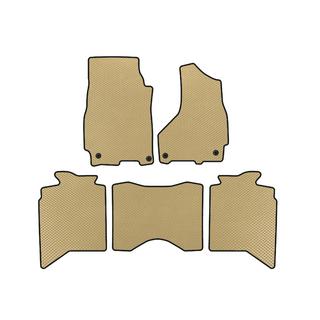 Alfombrillas EVA (2013+, 5 plazas, Beige) Dodge RAM (DS/DJ/D2) 2009–2024