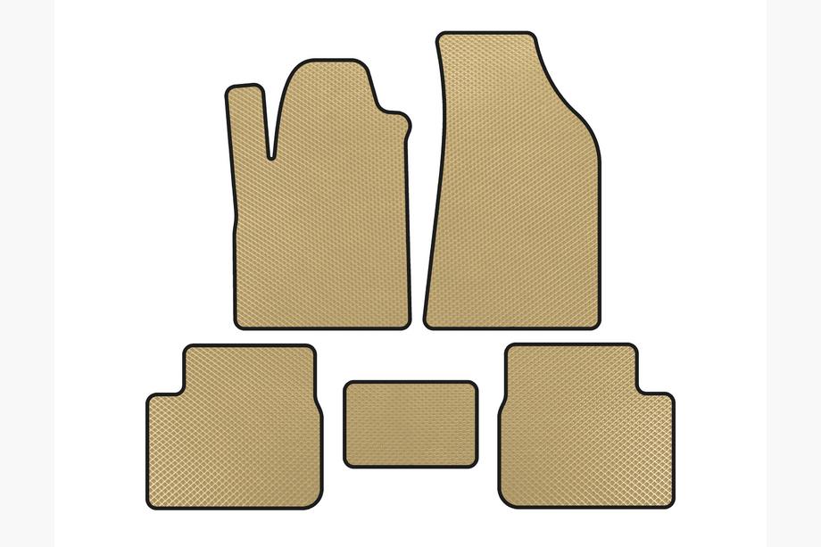 Fiat Bravo 2008-2016 Alfombrillas EVA (Beige) Image