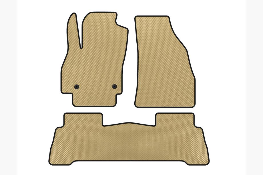 Fiat Fiorino/Qubo 2008-2024 Alfombrillas EVA (Para Fiorino, Beige) Image