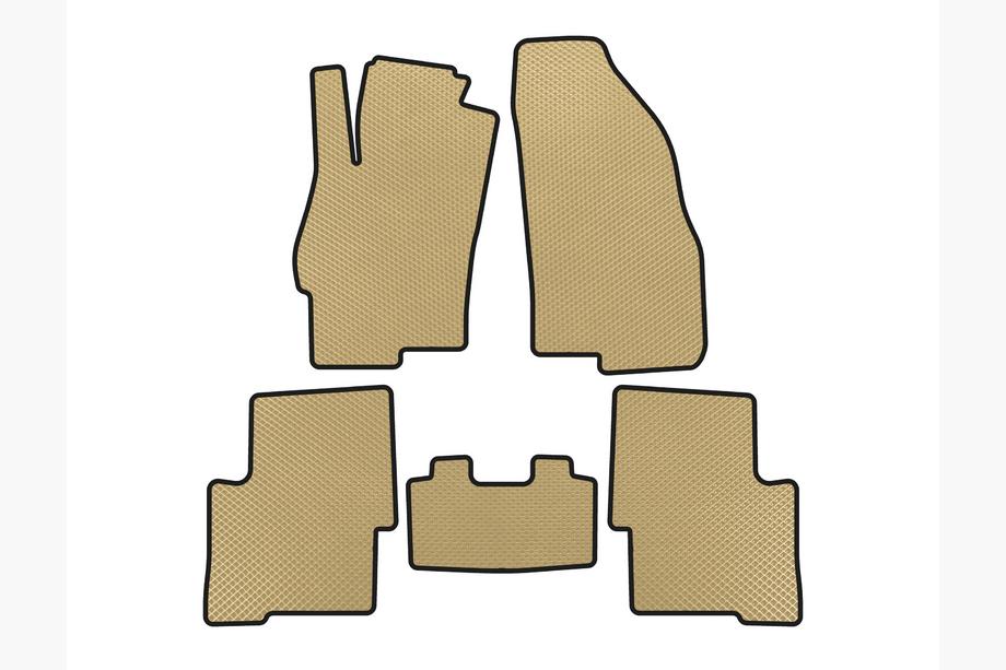 Fiat Linea 2006-2018 Alfombrillas EVA (SD, Beige) Image