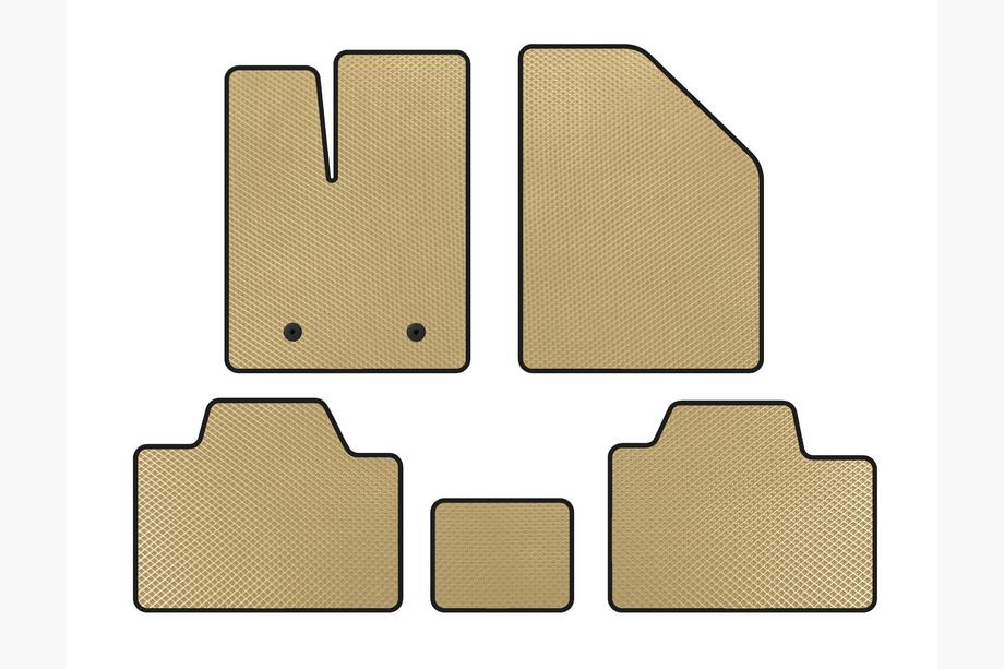 Ford Edge 2006-2014 Alfombrillas EVA (Beige) Image