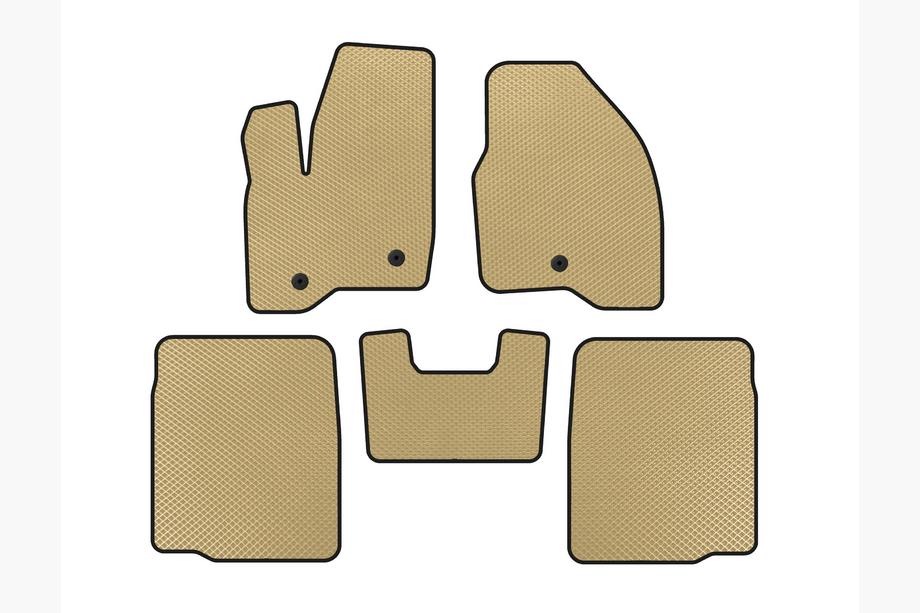 Ford Explorer 2011-2019 Alfombrillas EVA (2 Filas, 2011-2015, Beige) Image