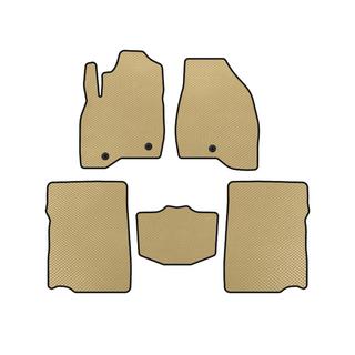 Alfombrillas EVA (2017-2019, 2ª fila, 7 plazas, Beige)
