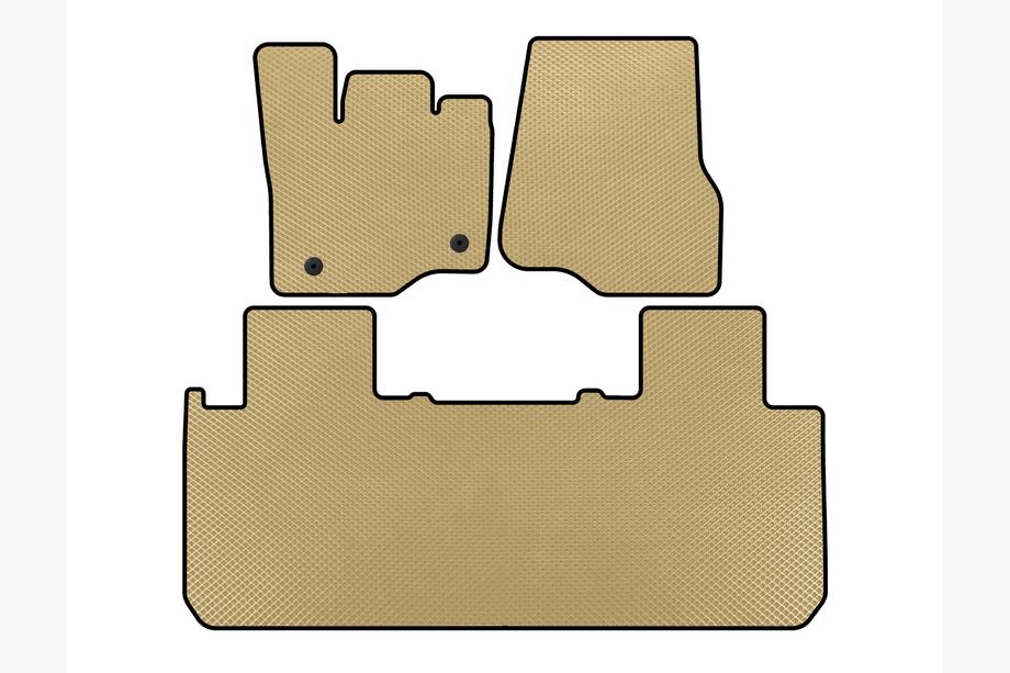 Ford F-150 2014-2021 Alfombrillas EVA (Beige) Image