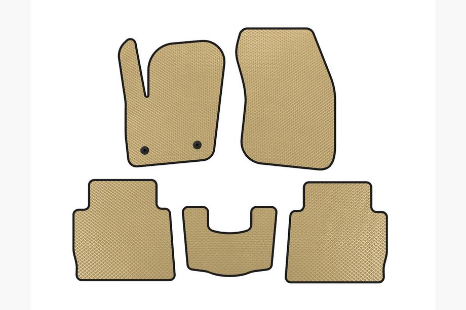 Ford Fusion 2012-2020 Alfombrillas EVA (SD, Beige) Image