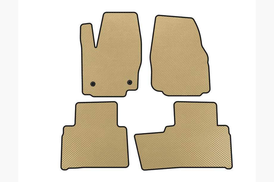 Ford Galaxy 2007-2015 Alfombrillas EVA (2 Filas, Beige) Image