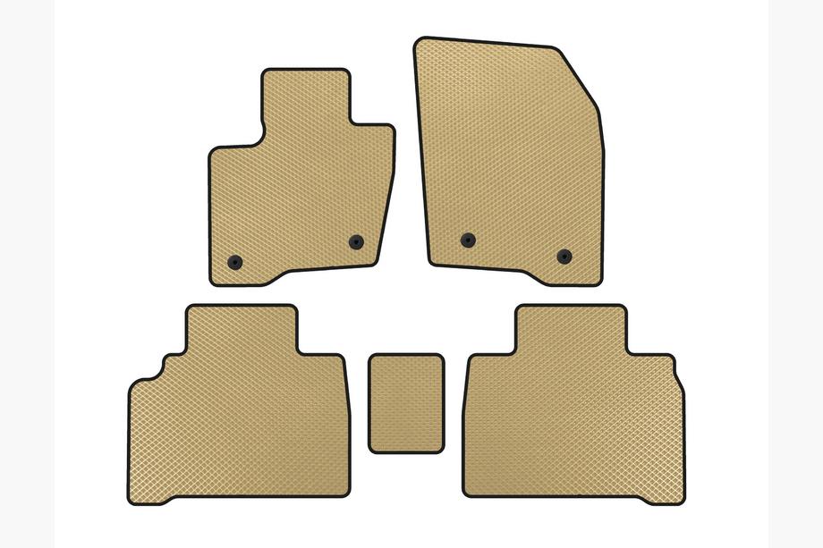 Ford Galaxy 2015- Alfombrillas EVA (HB, Beige) Image