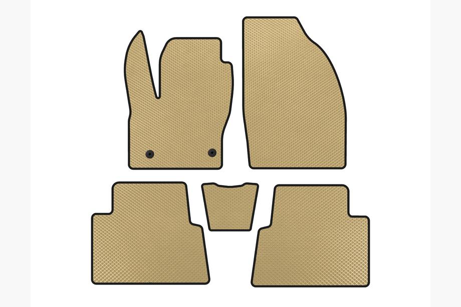 Ford Kuga 2008-2013 Alfombrillas EVA (Beige) Image