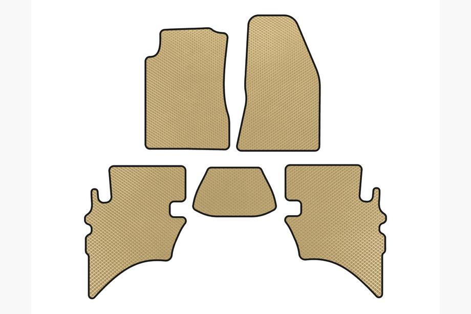 Ford Ranger 2002-2006 Alfombrillas EVA (Beige) Image