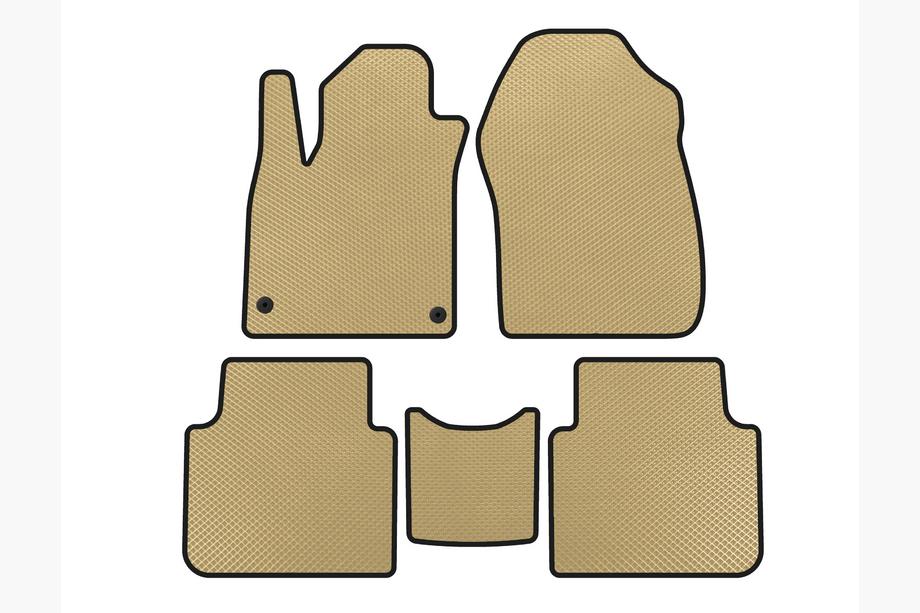 Honda CRV 2017-2022 Alfombrillas EVA (7 plazas, Beige, 2020-2022) Image
