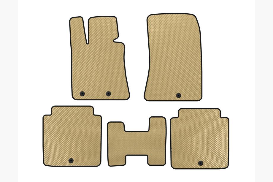 Hyundai Equus 2009-2016 Alfombrillas EVA (Beige) Image