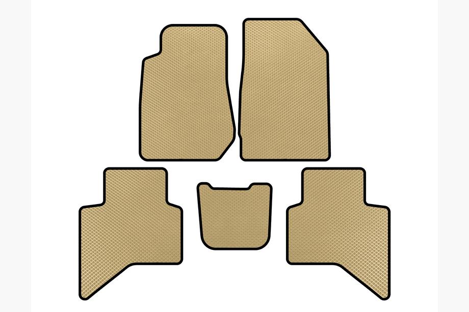 Isuzu D-Max 2019- Alfombrillas EVA (Beige) Image