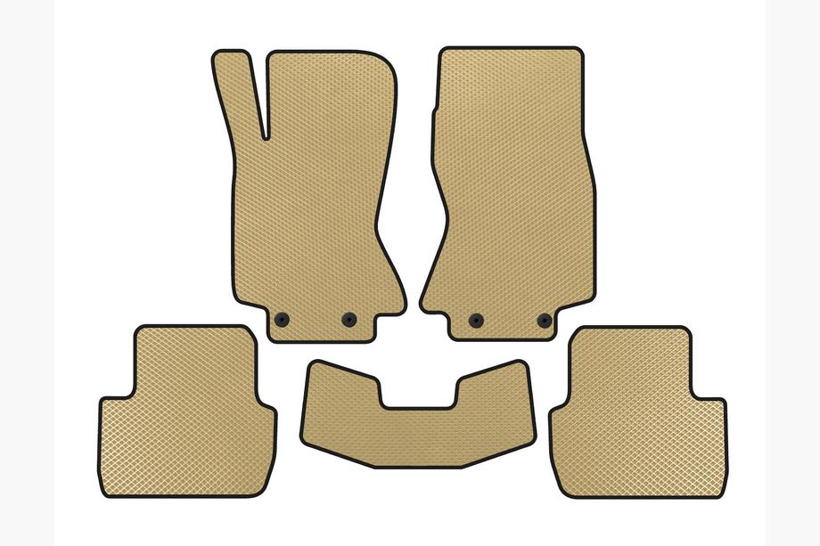 Jaguar S-Type 1999-2008 Alfombrillas EVA (Beige) Image