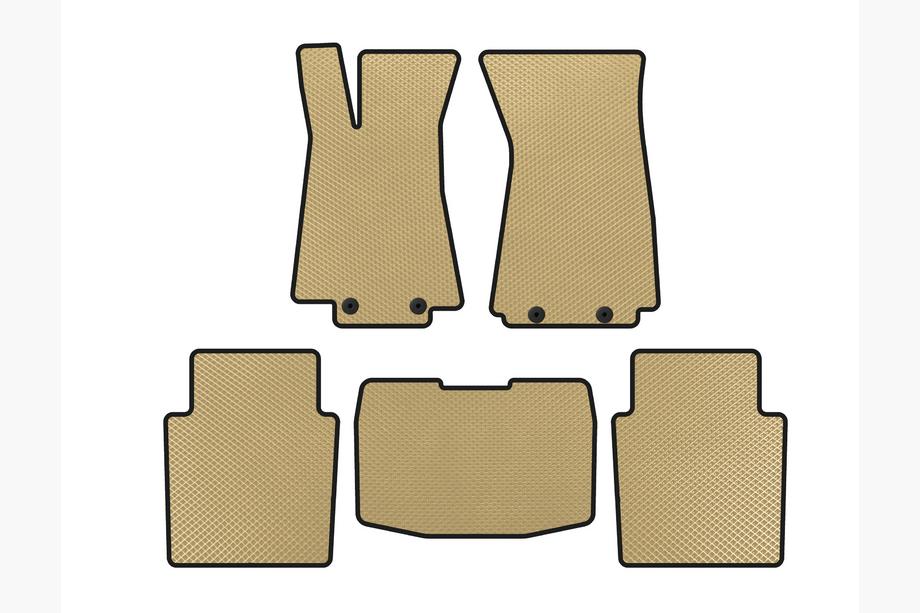 Jaguar XJ 2003-2009 Alfombrillas EVA (SD, Beige) Image