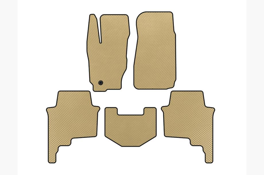 Jeep Commander 2005-2010 Alfombrillas EVA (Beige) Image