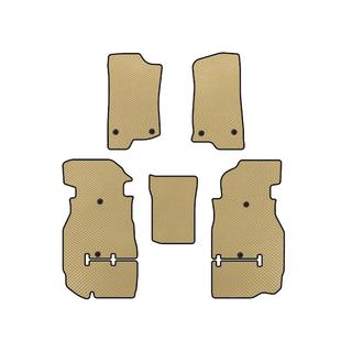 Alfombrillas EVA (Rubicon Unlimited/5 puertas, Beige) Jeep Wrangler 2018-