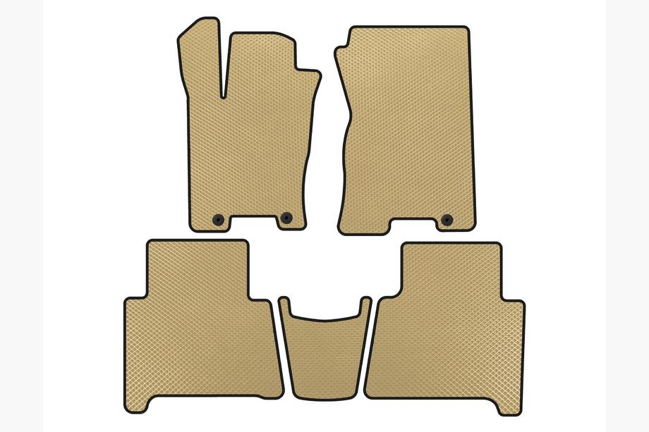 Kia Mohave 2008-2016 Alfombrillas EVA (Beige) Image