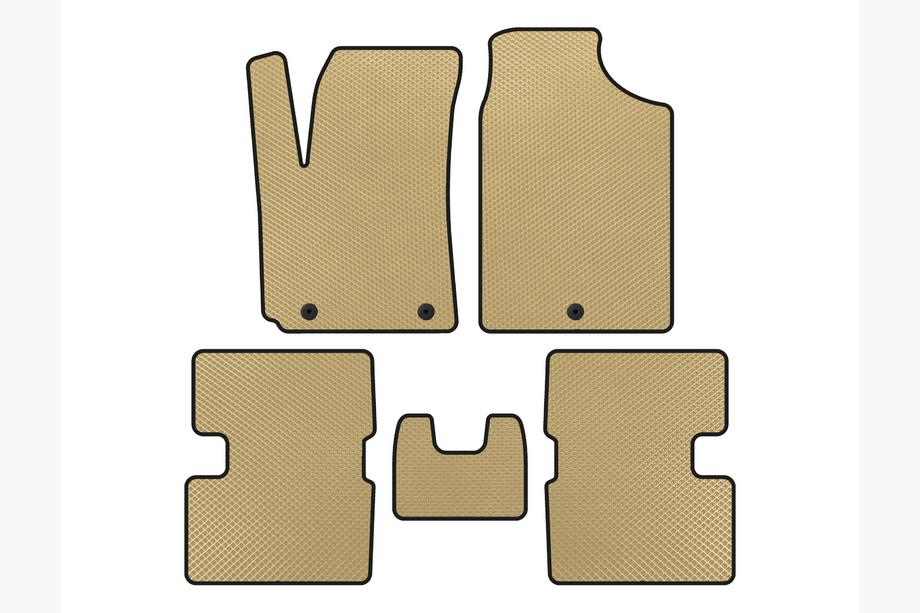 Kia Picanto 2016- Alfombrillas EVA (HB, Beige) Image