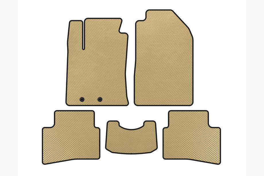Kia Stonic 2017- Alfombrillas EVA (2017-2019, Beige) Image