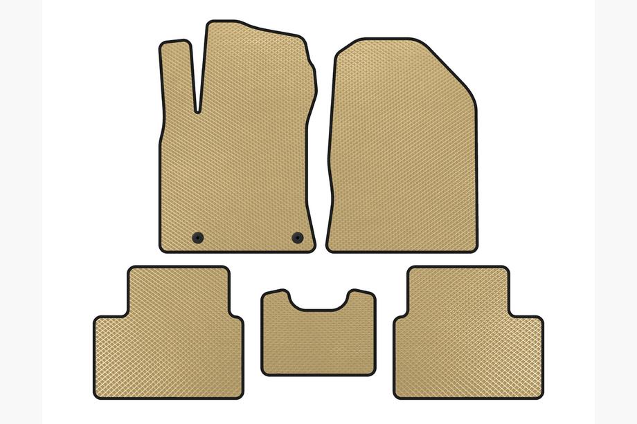 Kia Cerato 4 2019- Alfombrillas EVA (Beige) Image