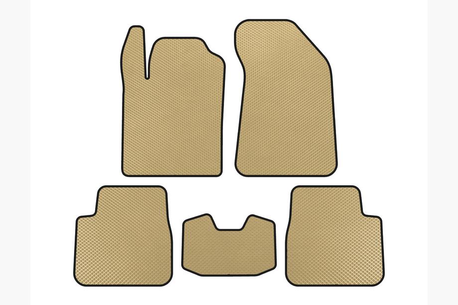 Lancia Delta 2008-2014 Alfombrillas EVA (Beige) Image