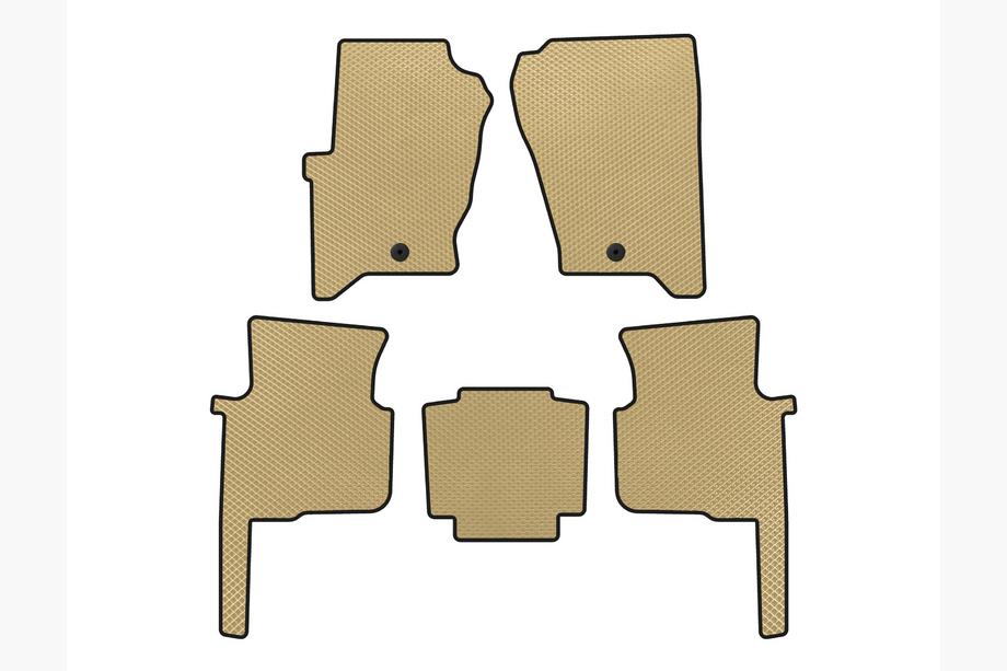 Land Rover Discovery III 2004–2009 Alfombrillas EVA (Beige) Image