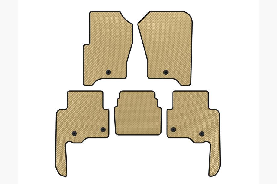 Land Rover Discovery IV 2009-2017 Alfombrillas EVA V2 (Beige) Image