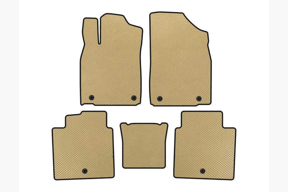 Lexus ES 2012-2018 Alfombrillas EVA (2012-2015, SD, Beige) Image