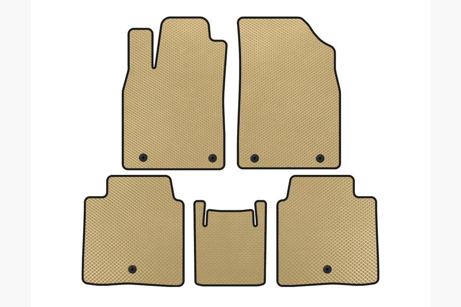 Lexus ES 2012-2018 Alfombrillas EVA (SD, Híbrido, Beige) Image