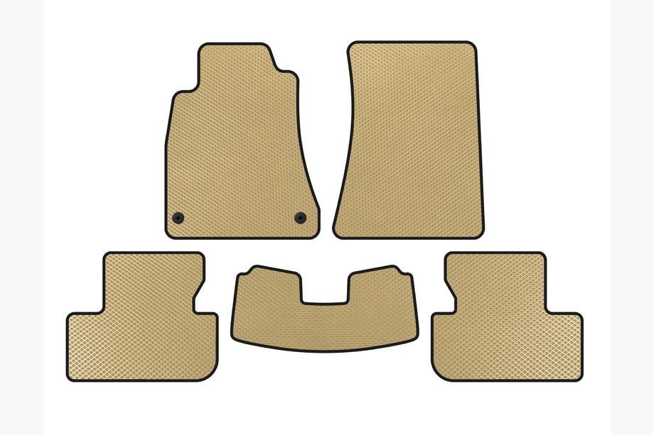 Lexus IS 2005-2013 Alfombrillas EVA (SD, 2WD, Beige) Image