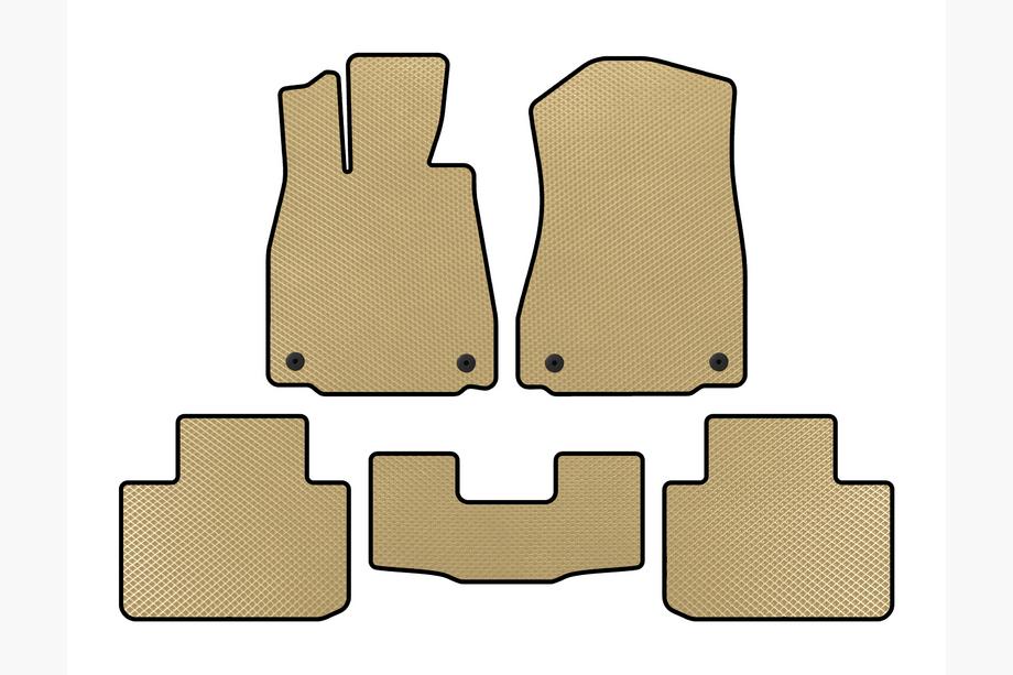 Lexus IS 2013- Alfombrillas EVA (2WD, Beige) Image