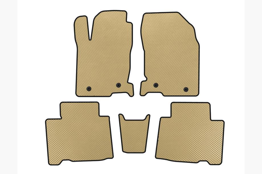 Lexus NX 2014-2021 Alfombrillas EVA (Beige) Image