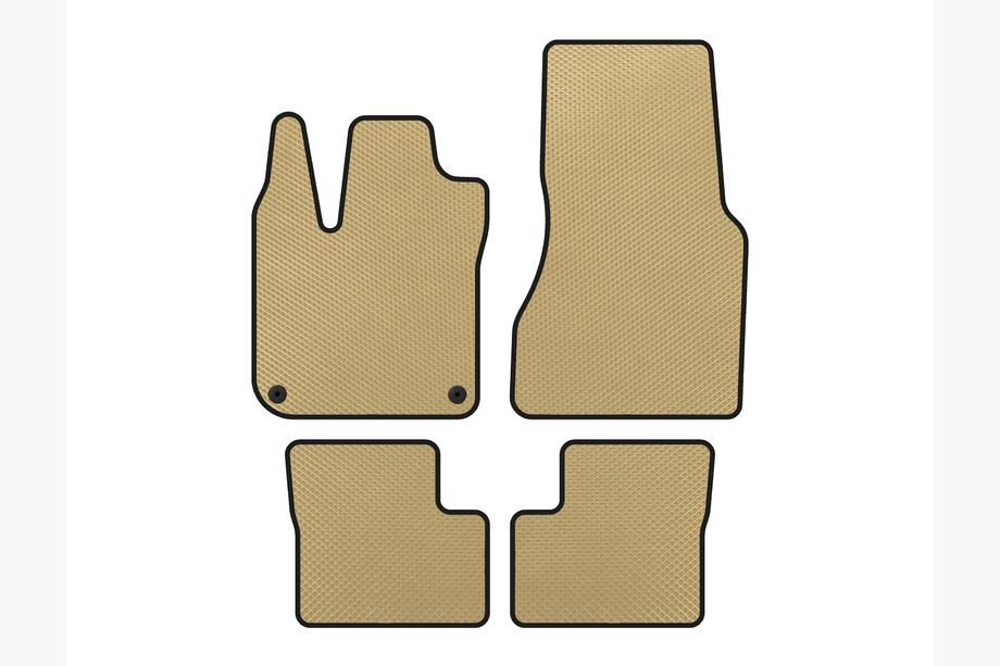 Smart 2014- Alfombrillas EVA (HB, 5 Puertas, Beige) Image