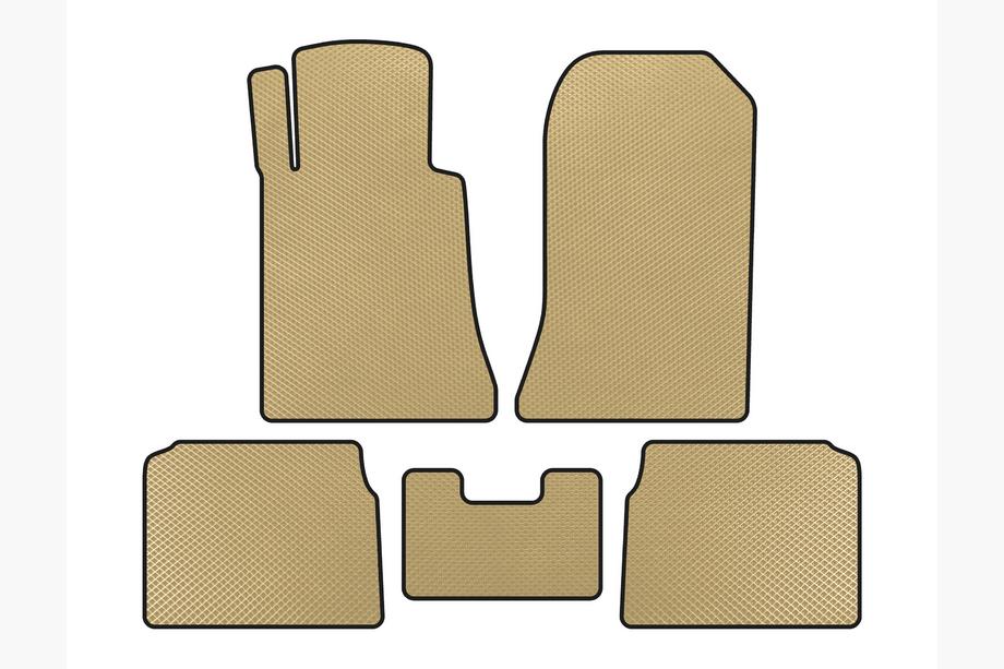 Mercedes E-class W124 1984–1997 Alfombrillas EVA (SD, Beige) Image