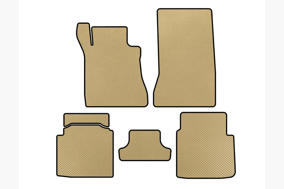 Mercedes S-class W126 1979-1991 Alfombrillas EVA (SD, Base Corta, Beige) Image