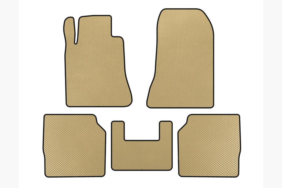 Mercedes S-class W140 1991-1998 Alfombrillas EVA (SD, Batalla Larga, Beige) Image