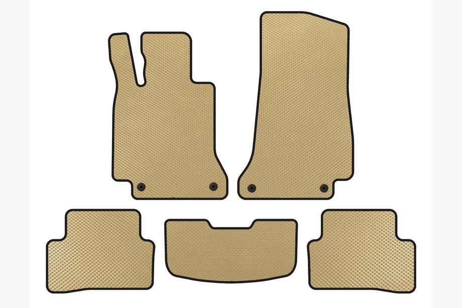 Mercedes C-class W205 2014-2021 Alfombrillas EVA (SD, Beige) Image