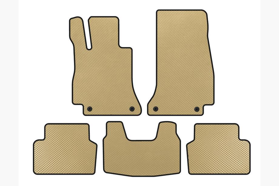 Mercedes E-class W213 2016-2023 Alfombrillas EVA (SD, Beige) Image