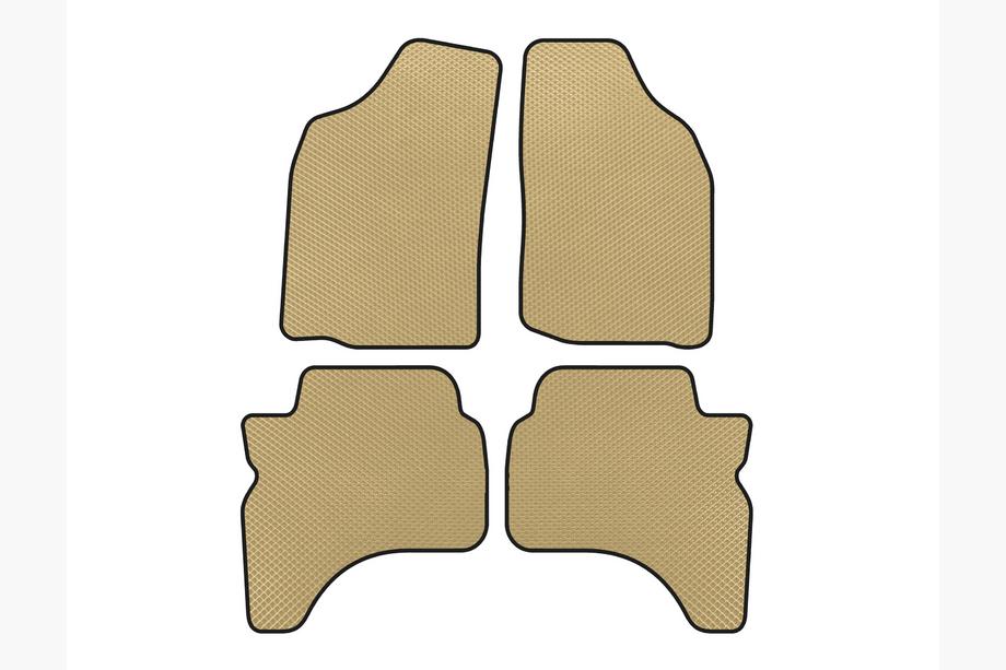Mitsubishi L200 1996-2006 Alfombrillas EVA (Beige) Image