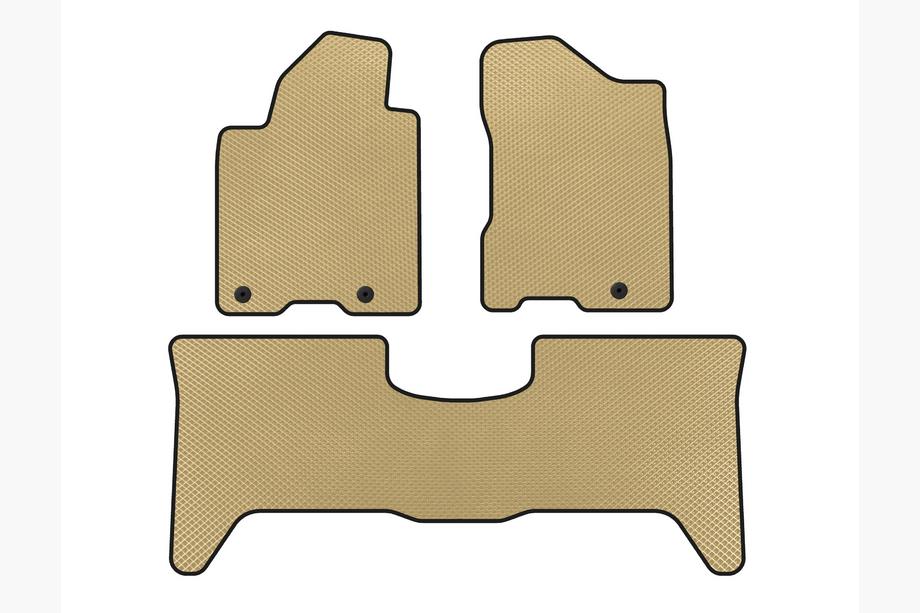 Nissan Armada 2003-2015 Alfombrillas EVA (2 Filas, 2003-2008, Beige) Image