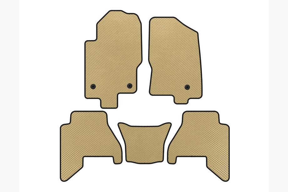 Nissan Pathfinder R51 2005-2014 Alfombrillas EVA V2 (2 filas, beige, 2010-2014) Image
