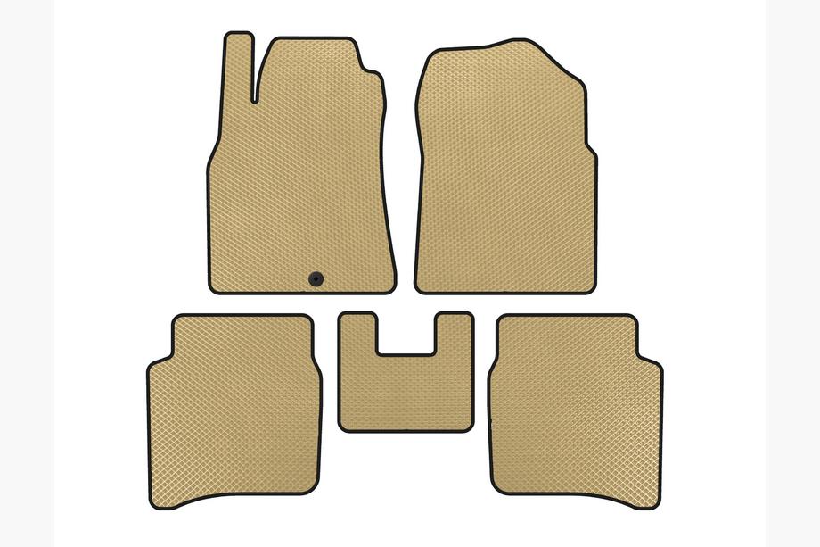 Nissan Primera P12 2002–2007 Alfombrillas EVA (SD, Beige) Image