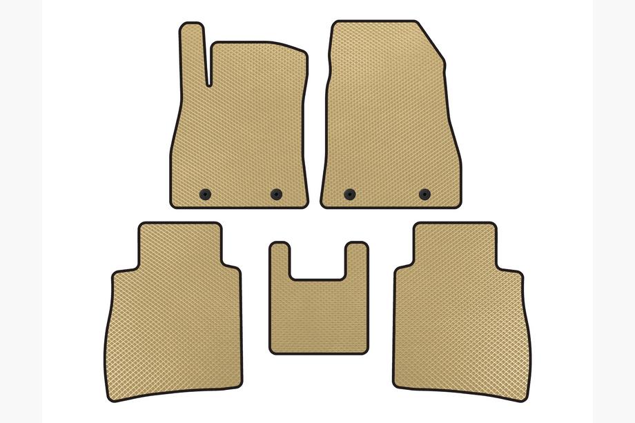 Nissan Sentra 2012-2019 Alfombrillas EVA (SD, Beige) Image
