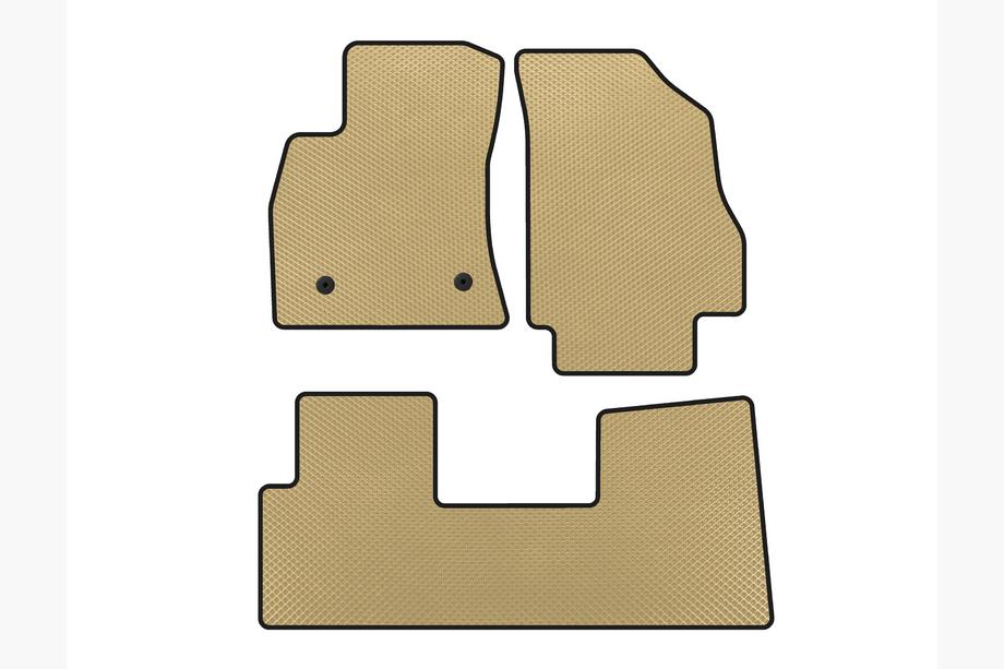 Opel Combo 2012-2018 Alfombrillas EVA (Beige) Image