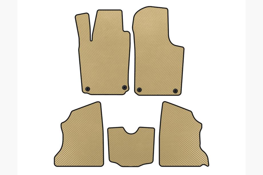 Opel Combo 2002–2012 Alfombrillas EVA (Beige) Image